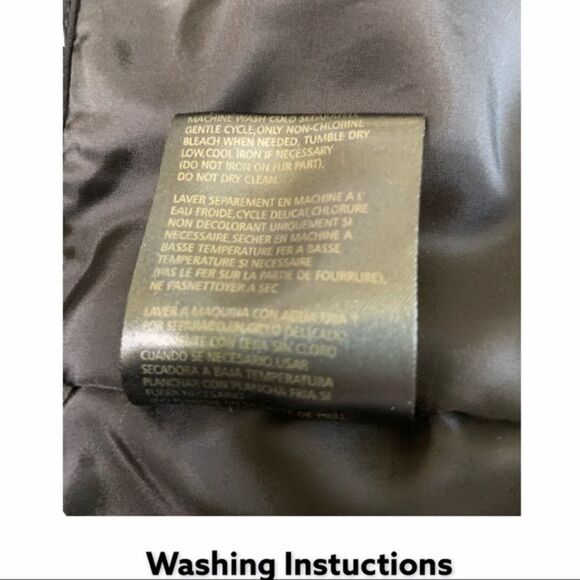 Liz Claiborne Black Heavy Cinch Winter Jacket Size Large - Picture 11 of 16